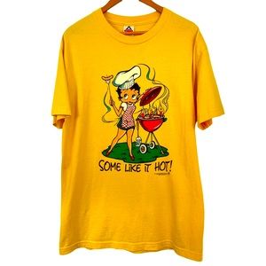 Vintage 2001 Betty Boop BBQ tee